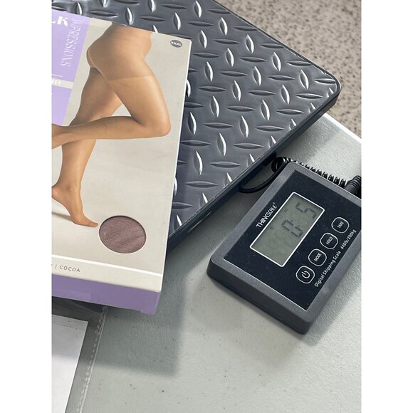 Silk Impressions Pantyhose Size XXXL Ultra Fine Sheer Cocoa 2 Pair 15 Denier NEW - Picture 6 of 6